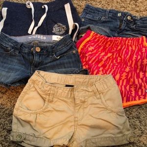 Size 6 girls lot- shorts